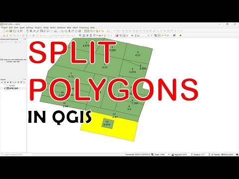 How to Divide Polygons in QGIS | Split LPM | Split Polygon | Split Features Tool | AnuTechTutorials