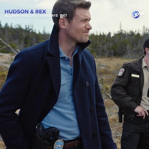 Watch this investigative pair catch the bad guys! All new episodes of Hudson & Rex Thursdays at 8p ET on UPtv. Download the app. | UPtv