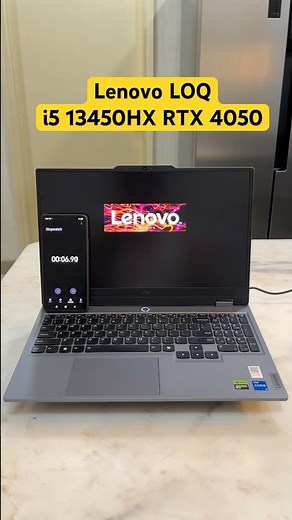 Lenovo Loq i5 13450HX RTX 4050 boot time and Animation #gaminglaptop #lenovoloq #loq