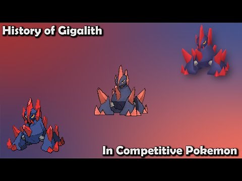 How GOOD was Gigalith ACTUALLY? - History of Gigalith in Competitive Pokemon