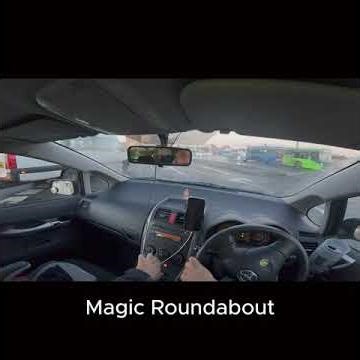 How to drive in Magic Roundabout #automobile #driving #pov #uk