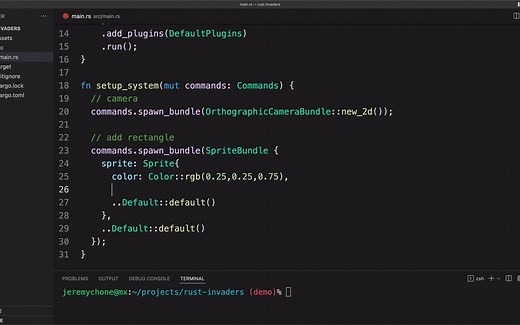 Rust Bevy 0.7 - 用Rust开发游戏(飞机大战)