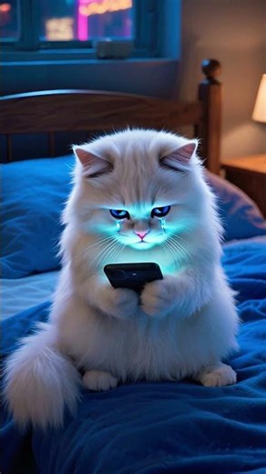 An AI cat having the worst day ever #AIgenerated #sadcat #relatable