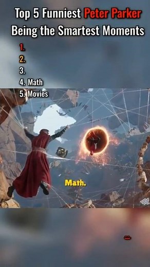 Top 5 Funniest Peter Parker Being the Smartest Moments. 🤣
