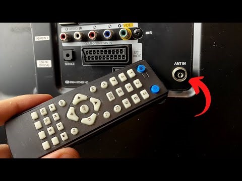 Insert the REMOTE CONTROL into the TV and watch all the channels in the world! Satellite TV!