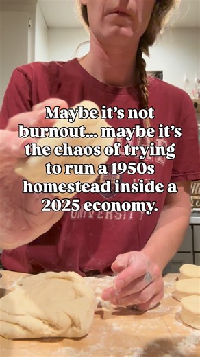 Ashleigh Bean on Instagram: "Oh how the times have changed 🫠 #Fyp #homesteadlife #homebaker"