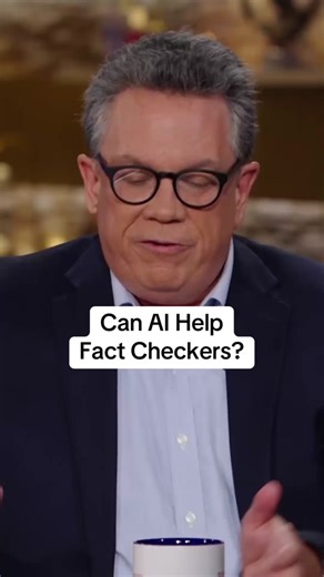 PolitiFact creator Bill Adair reveals how AI may be the key to addressing global fact-checking problems #DailyShow #factcheck #AI