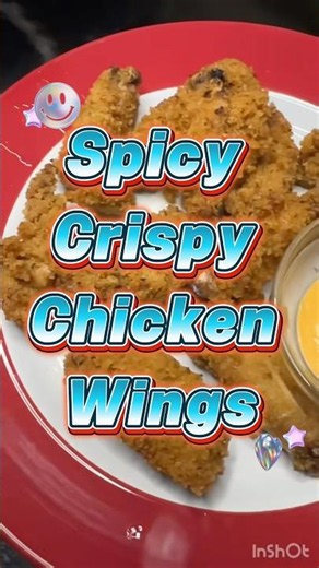 Hot Spicy Crispy Chicken Wings Recipe #chickenwings #spicy #hot