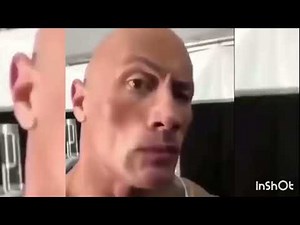 ドウェインジョンソンがひたすら頷く動画