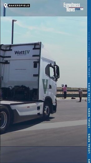 Watt EV launches nation's first solar-powered truck charging depot in Bakersfield
