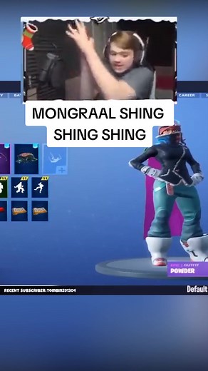Mongraal y su extraño Shing Shing en Fortnite
