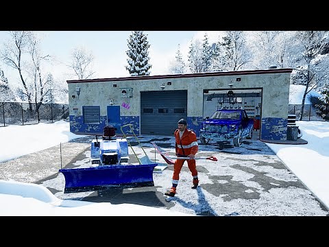 FIRST LOOK - Starting a New Snow Plow Company to Earn $1,000,000 | Snow Plow Simulator Gameplay