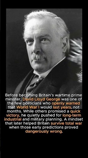 The British PM Who Almost Lost Power During WWI 🇬🇧⚔️ #historyshorts #didyouknow