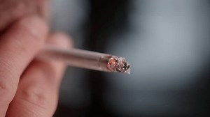 Extreme Close-up Man Inhaling Cigarette Smoke Stock Footage Video (100% Royalty-free) 1100597949 | Shutterstock