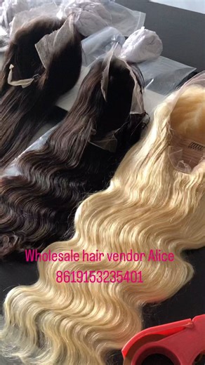 WholesaleHairvendor_Alice on Instagram: "Our wigs never let you down !! 🔥🔥🔥🔥🔥please come to my page and WhatsApp me 💕 Hi~ I’m hair vendor Alice 🥰@eshowhair_alice 💎100% human hair &No any synthetic 😍Bundles, Wigs , Closures , Frontals 🔥Wholesale price &Good density 💖True to length & HD /Large Stock You can click the link on my page to WhatsApp me💖 📲WhatsApp: +8619153235401 ✈️Fast Shipment: FedEx/DHL #613bodywave#transparentlacewig#transparentlacefrontalwig #613hdlacewig#613bodywavewi