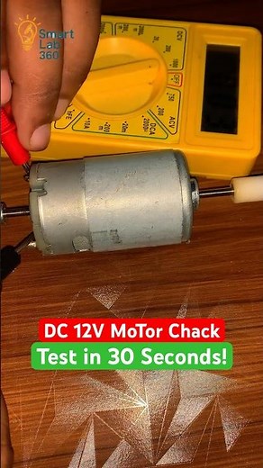 How to Test a DC Motor in 30 Seconds! 🔧 | Quick DIY Electronics Fix