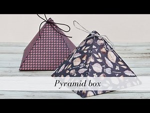 How to make a PYRAMID BOX - Tutorial