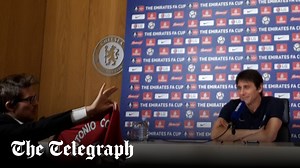Antonio Conte victim of press-conference prank by Italian comedian