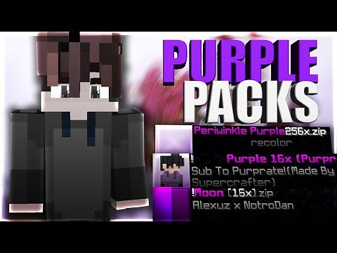 The BEST PURPLE Bedwars TEXTURE PACKS (1.8.9)