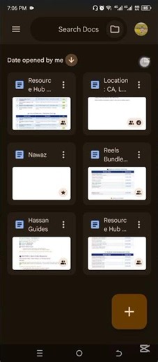 Google Docs Mein Document List Kaise Dekhein Mobile Mein