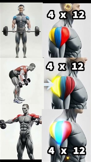 3 Exercises for🔥 Round 3d #delts That Pop 💪