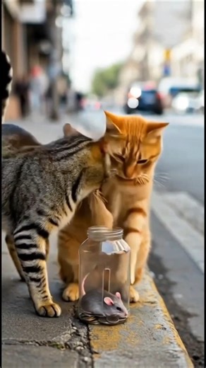 Billi Ne Bhikh Maangi… Par Mila Chuha 😂🐭 | Funny Cat Story #cat #rat #shorts