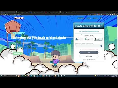 Create token presale with ETH & USDT payment methods & Claim Tokens