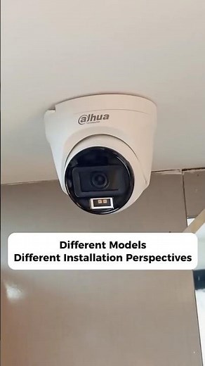 Dahua Turret Camera Installation Across Multiple Project Environments#dahuacamera #usashorts
