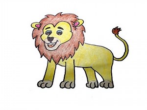 How To Draw Lion Cartoon Easy Step by Step