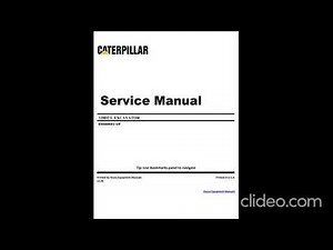 Caterpillar Cat 320D2 L Excavator Service manual