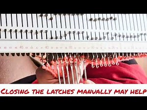 Full Fashioned Decreases on Corona Knitting Machines