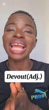 DEVOUR and DEVOUT #pronunciation #english #learnenglish #shortvideo #shorts #short #vocabulary