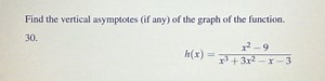 Find the vertical asymptotes (if any) of the graph of the funct... | Filo
