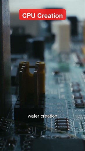 How a CPU is Made 🧠 Sand to Chip Explained | CPU Manufacturing Process #shorts