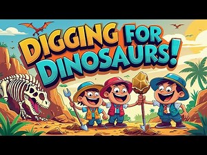 Digging for Dinosaurs | Learn About Fossils, Paleontology, and Dinosaurs | Kids Song