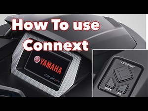 How to use YAMAHA Connext dash on 2023 Yamaha GP1800R