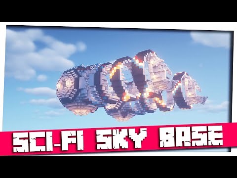 Minecraft - Sci-Fi Sky Base｜Minecraft Timelapse｜Sci-Fi Inspiration & Ideas｜Futuristic base idea!