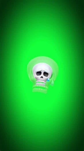 Sad Skull Meme 💀💧 (Green Screen) | Funny Reaction Overlay | Free Download | #DunggPhoenix_Effect 💚