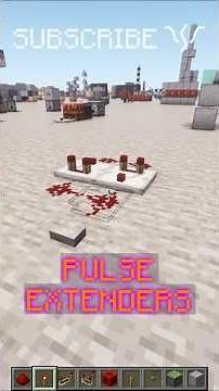 PULSE EXTENDERS will MAKE YOUR REDSTONE SIGNALS LONGER! | Redstone with PsiVolt #minecraft #redstone