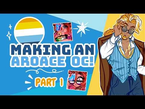 Turning the Aroace Flag into an angelic oc [Part 1] ✧°｡ Queer OC Real Time Draw Wth Me