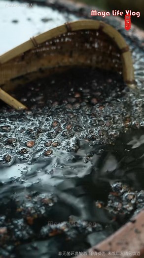 14K views · 335 reactions | Roasting pine cones, making traditional Chinese wine with pine nuts, and curing my early winter blues! | Maya Life Vlog | Facebook