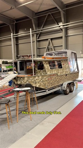 LIMITED STOCK OFFER: Aluminum Cabin Fishing boat Hammer 590 C Almost Fully Equipped! 🚨🚤