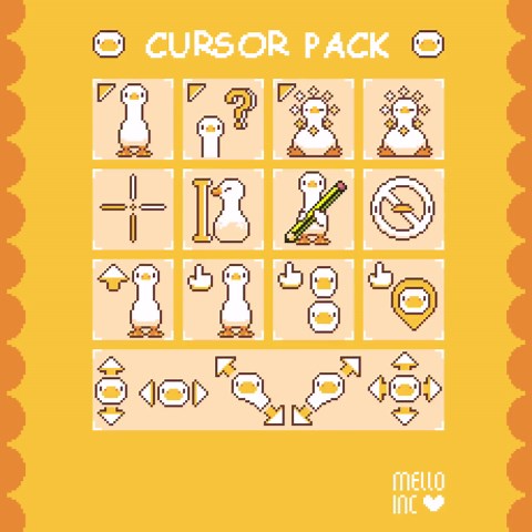 Animated Cursor | Goose - Etsy