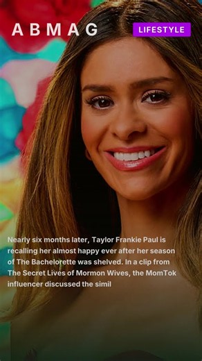 Taylor Frankie Paul Reveals She Got Engaged In ‘The Bachelorette’ Unaired Season #shorts