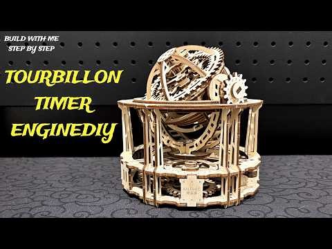 Tourbillon Timer 3D Puzzle Build @enginediy