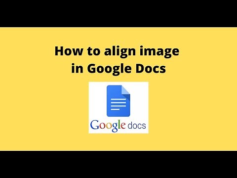 How to align image in Google Docs