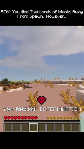 You are Determined to get your items back. #minecraft