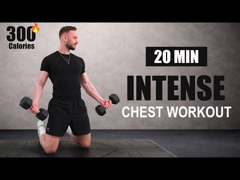 20 Min Intense Chest Workout | For Strength & Fat Burn🔥 (YOU NEED NO GYM!!!)