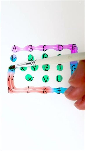 Water Drop Alphabet Challenge! Find All ABC Letters from A to Z #shorts