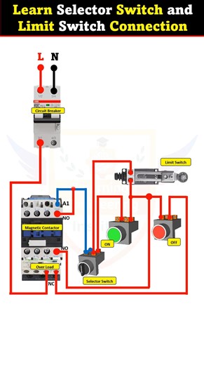 Learn Selector Switch and Limit Switch Connection Learning Engineering Institute #electricianwork #Electrical_Training_Courses #electrical_training_video #electricalwork #electrician #electrical #electrical_training_centre #ElectricalEngineering #engineering #multimeter #electric #minions #DDG | Learning Engineering Institute